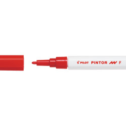 Dekoratīvais marķieris Pilot Pintor 1mm, konisks, Red