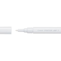 Dekoratīvais marķieris Pilot Pintor 1mm, konisks, White