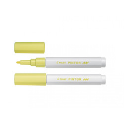 Dekoratīvais marķieris Pilot Pintor 1mm, konisks, Pastel yellow