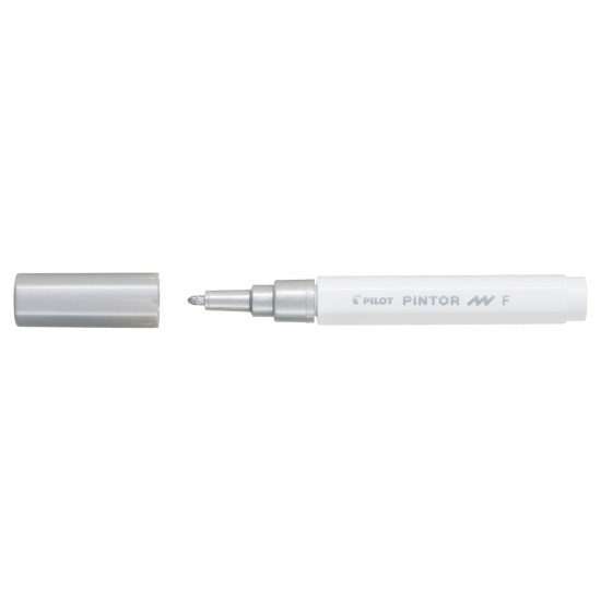 Dekoratīvais marķieris Pilot Pintor 1mm, konisks, Silver