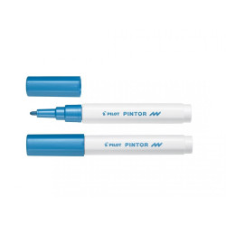 Dekoratīvais marķieris Pilot Pintor 1mm, konisks, Metallic blue