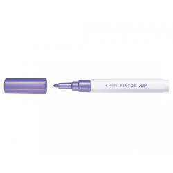 Dekoratīvais marķieris Pilot Pintor 1mm, konisks, Metallic purple