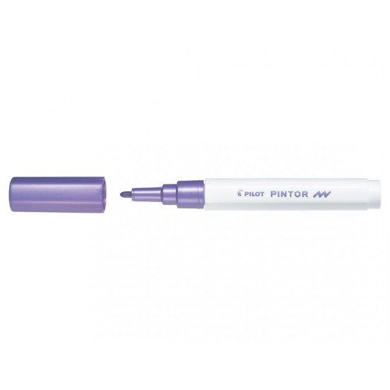 Dekoratīvais marķieris Pilot Pintor 1mm, konisks, Metallic purple