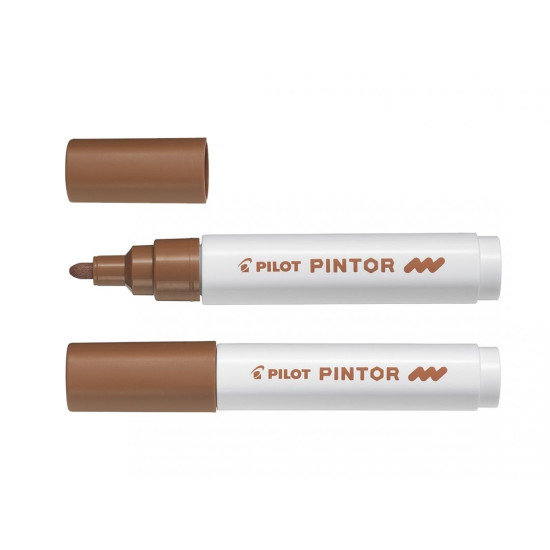 Маркер Pilot Pintor Medium Brown Универсальный