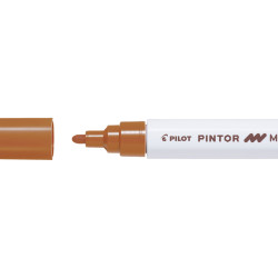 Dekoratīvais marķieris Pilot Pintor 1,4mm, konisks, Brown