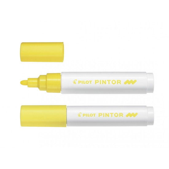 Dekoratīvais marķieris Pilot Pintor 1,4mm, konisks, Yellow