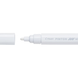 Dekoratīvais marķieris Pilot Pintor 1.4mm, konisks, White