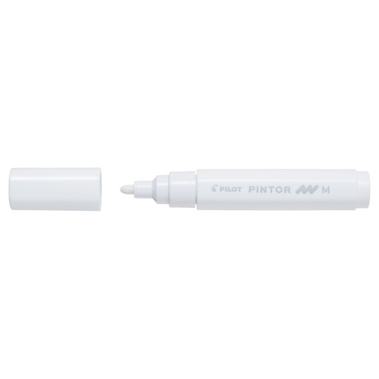 Dekoratīvais marķieris Pilot Pintor 1.4mm, konisks, White