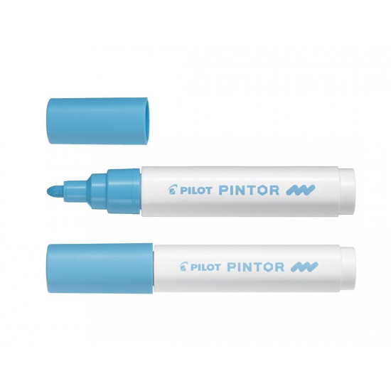Dekoratīvais marķieris Pilot Pintor 1.4mm, konisks, Pastel blue