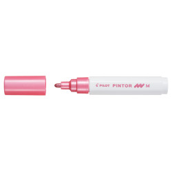 Dekoratīvais marķieris Pilot Pintor 1.4mm, konisks, Metallic pink