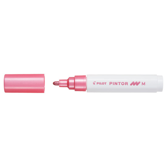 Dekoratīvais marķieris Pilot Pintor 1.4mm, konisks, Metallic pink