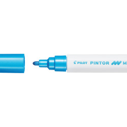 Dekoratīvais marķieris Pilot Pintor 1.4mm, konisks, Metallic blue