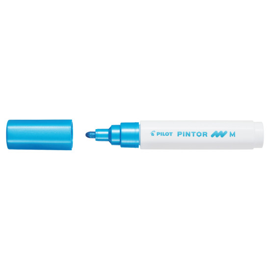 Dekoratīvais marķieris Pilot Pintor 1.4mm, konisks, Metallic blue
