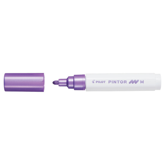 Dekoratīvais marķieris Pilot Pintor 1.4mm, konisks, Metallic violet