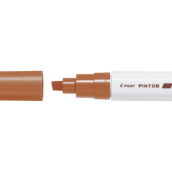 Dekoratīvais marķieris Pilot Pintor 8mm, nošķelts, Brown