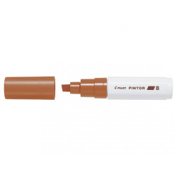 Dekoratīvais marķieris Pilot Pintor 8mm, nošķelts, Brown