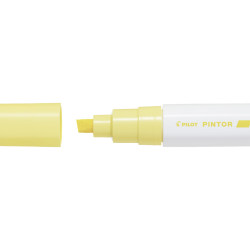 Dekoratīvais marķieris Pilot Pintor 8mm, nošķelts, Pastel yellow