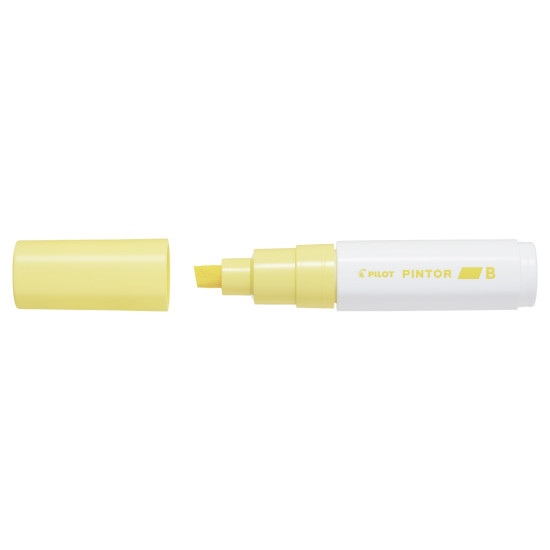 Dekoratīvais marķieris Pilot Pintor 8mm, nošķelts, Pastel yellow