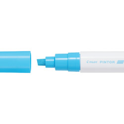 Dekoratīvais marķieris Pilot Pintor 8mm, nošķelts Pastel blue