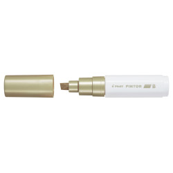 Dekoratīvais marķieris Pilot Pintor 8mm, nošķelts, Gold