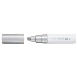 Dekoratīvais marķieris Pilot Pintor 8mm, nošķelts, Silver