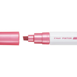 Dekoratīvais marķieris Pilot Pintor 8mm, nošķelts, Metallic pink