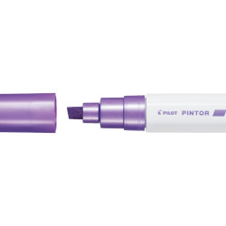 Dekoratīvais marķieris Pilot Pintor 8mm, nošķelts, Metallic purple
