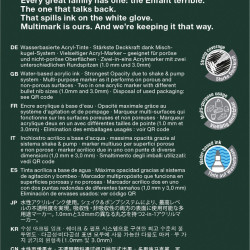 Akrüülmarkerid Faber-Castell Multimark 4-värvi metallik