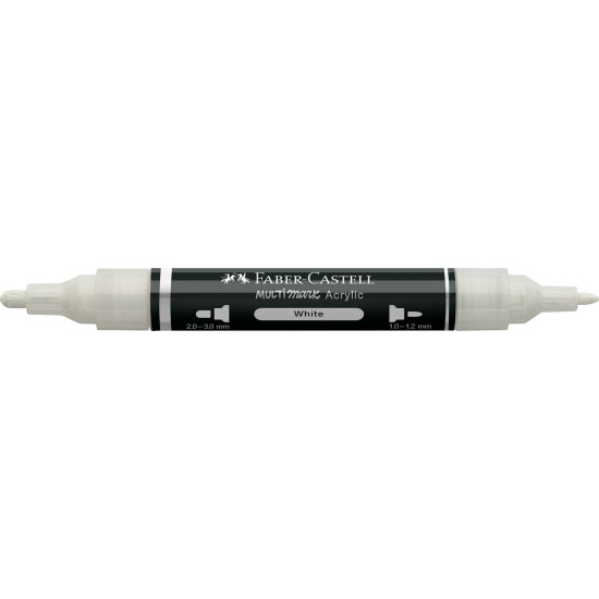 Akrila marķieris Faber-Castell Multimark SP, 1-3mm, konisks, divpusējs, 101