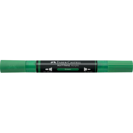 Akrila marķieris Faber-Castell Multimark SP, 1-3mm, konisks, divpusējs, 316
