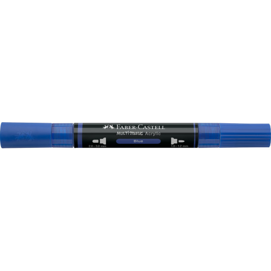 Akrila marķieris Faber-Castell Multimark SP, 1-3mm, konisks, divpusējs, 120