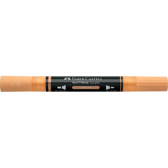 Akrila marķieris Faber-Castell Multimark SP, 1-3mm, konisks, divpusējs, 416