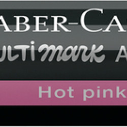 Akrila marķieris Faber-Castell Multimark SP, 1-3mm, konisks, divpusējs, 329