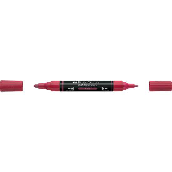 Akrila marķieris Faber-Castell Multimark SP, 1-3mm, konisks, divpusējs, 433