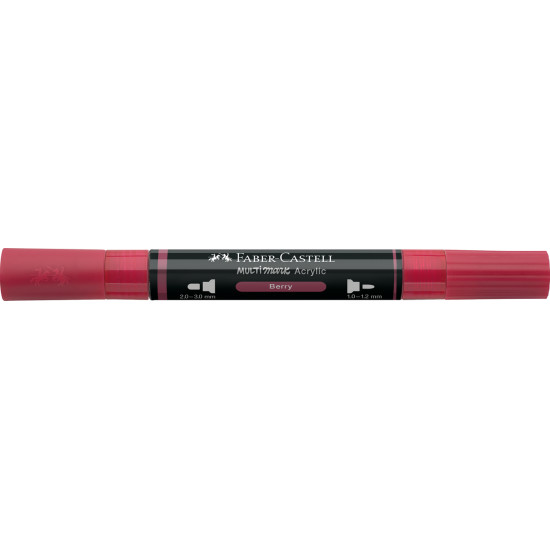 Akrila marķieris Faber-Castell Multimark SP, 1-3mm, konisks, divpusējs, 433