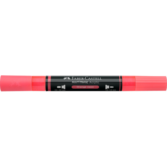 Akrila marķieris Faber-Castell Multimark SP, 1-3mm, konisks, divpusējs, 255