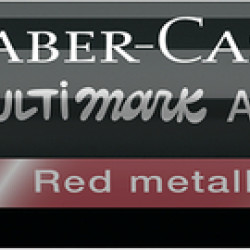 Akrila marķieris Faber-Castell Multimark SP, 1-3mm, konisks, divpusējs, 296