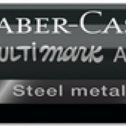 Akrila marķieris Faber-Castell Multimark SP, 1-3mm, konisks, divpusējs, 297