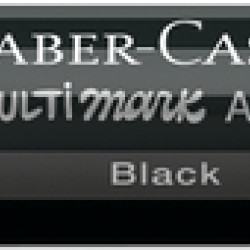 Akrila marķieris Faber-Castell Multimark SP, 1-3mm, konisks, divpusējs, 199