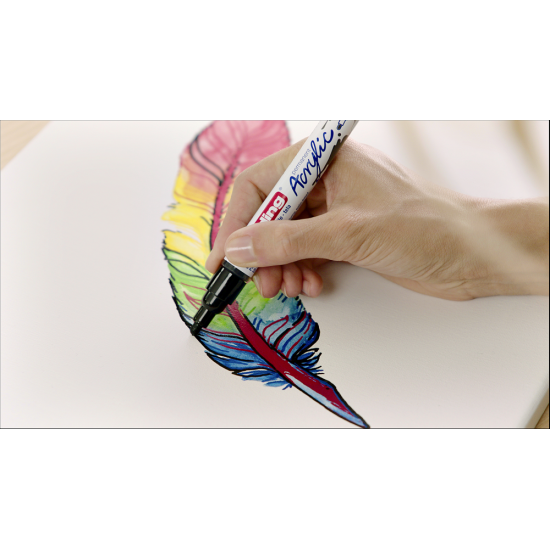 Akrüülmarker edding 5100 pastellkollane