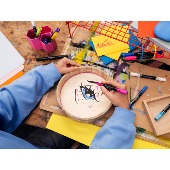 Акриловый маркер Faber-Castell Multimark SP, Lavender