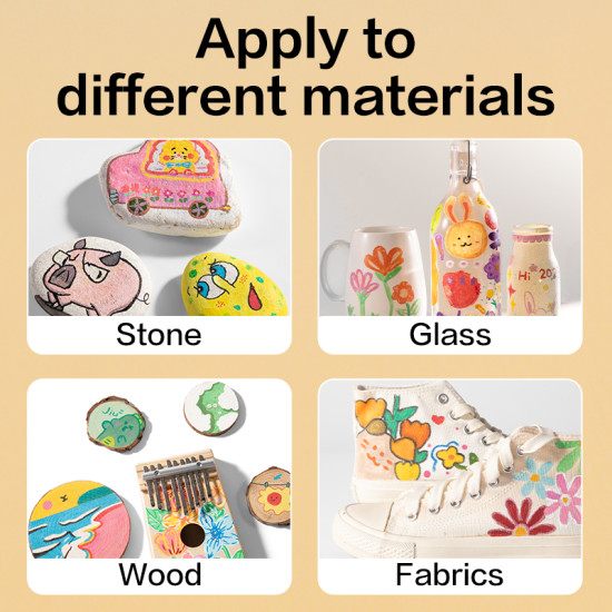 Akrila marķieris Deli C193A, Light Green