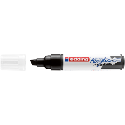 Akrila marķieris Edding 5000 5-10mm, nošķelts, melns