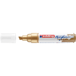 Akrila marķieris Edding 5000 5-10mm, nošķelts, dzeltens