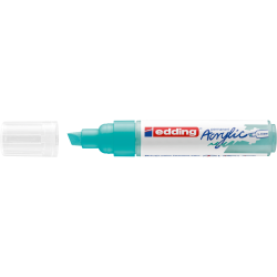 Akrila marķieris Edding 5000 5-10mm, nošķelts, 5000 tirkīza