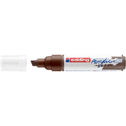 Akrila marķieris Edding 5000 5-10mm, nošķelts, brūns