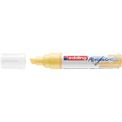 Akrila marķieris Edding 5000 5-10mm, nošķelts, pasteļdzeltens