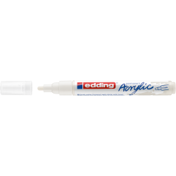 Akrila marķieris Edding 5100 2-3mm, noapaļots, balts
