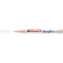Akrila marķieris Edding 5300 1-2mm, konisks, bēšs