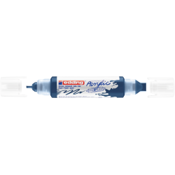 Akrila marķieris Edding 5400 2-10mm, divpusējs, nošķelts, tumši zils